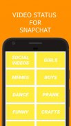 Video Status For SnapChat स्क्रीनशॉट 2