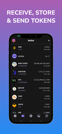 WalletSwap Crypto Wallet Captura de pantalla 2