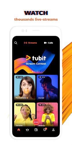 Tubit: Live Stream Video Chat Tangkapan skrin 0