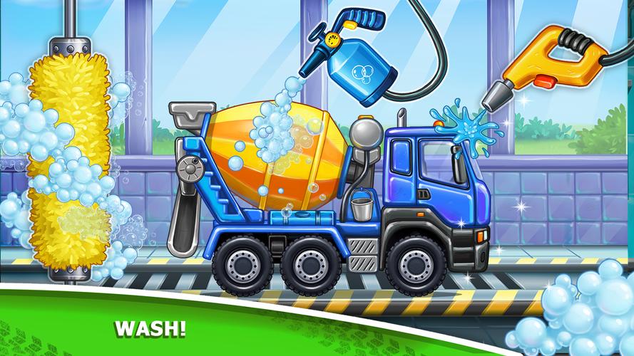 Kids truck games Build a house Capture d'écran 1