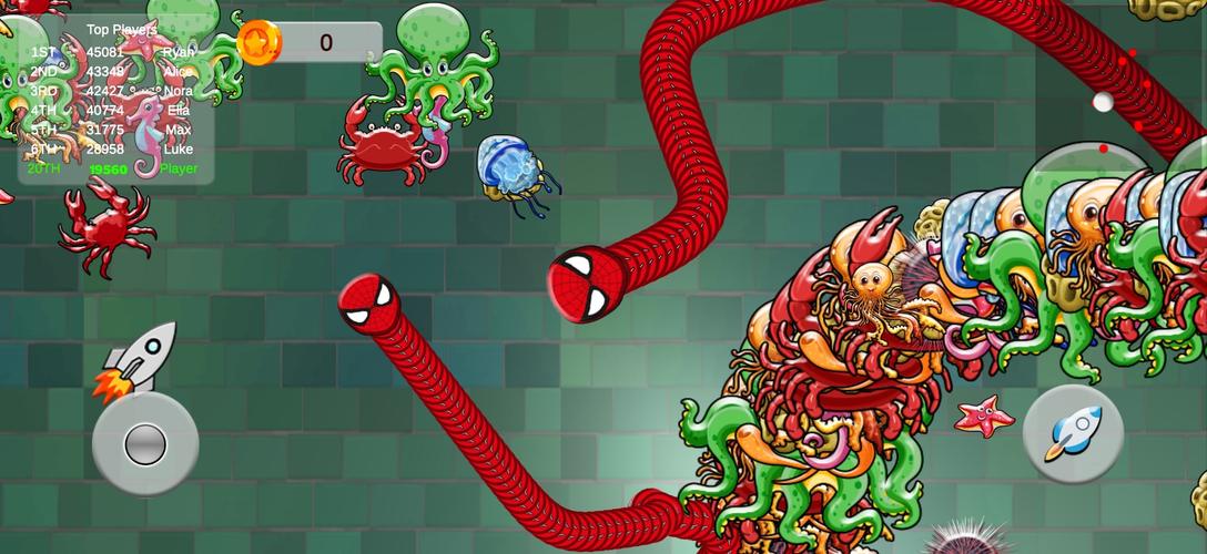 Snake Zone.io Slither Worm スクリーンショット 0