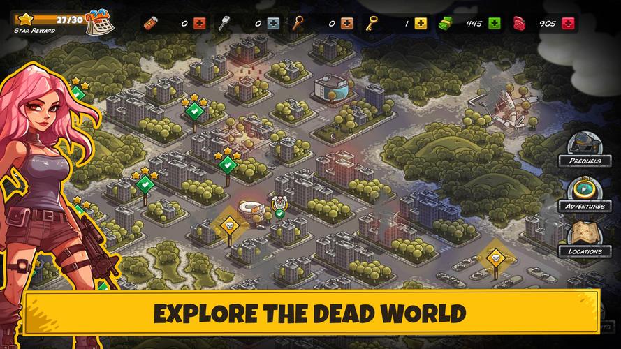 Dead World Heroes: Zombie Rush स्क्रीनशॉट 3