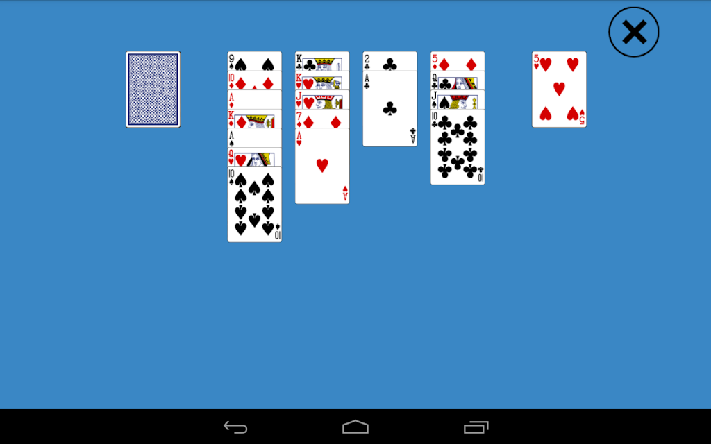 Classic Aces Up Solitaire Screenshot 1