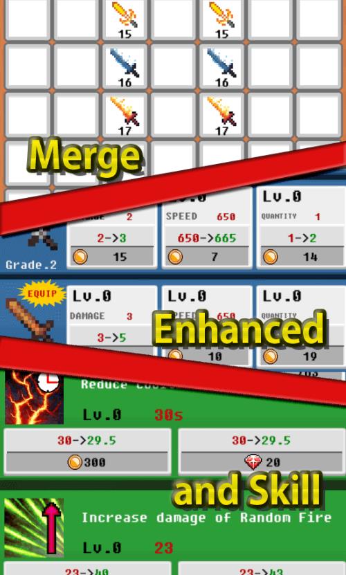 Merge Sword :Idle Merged Sword 스크린샷 1