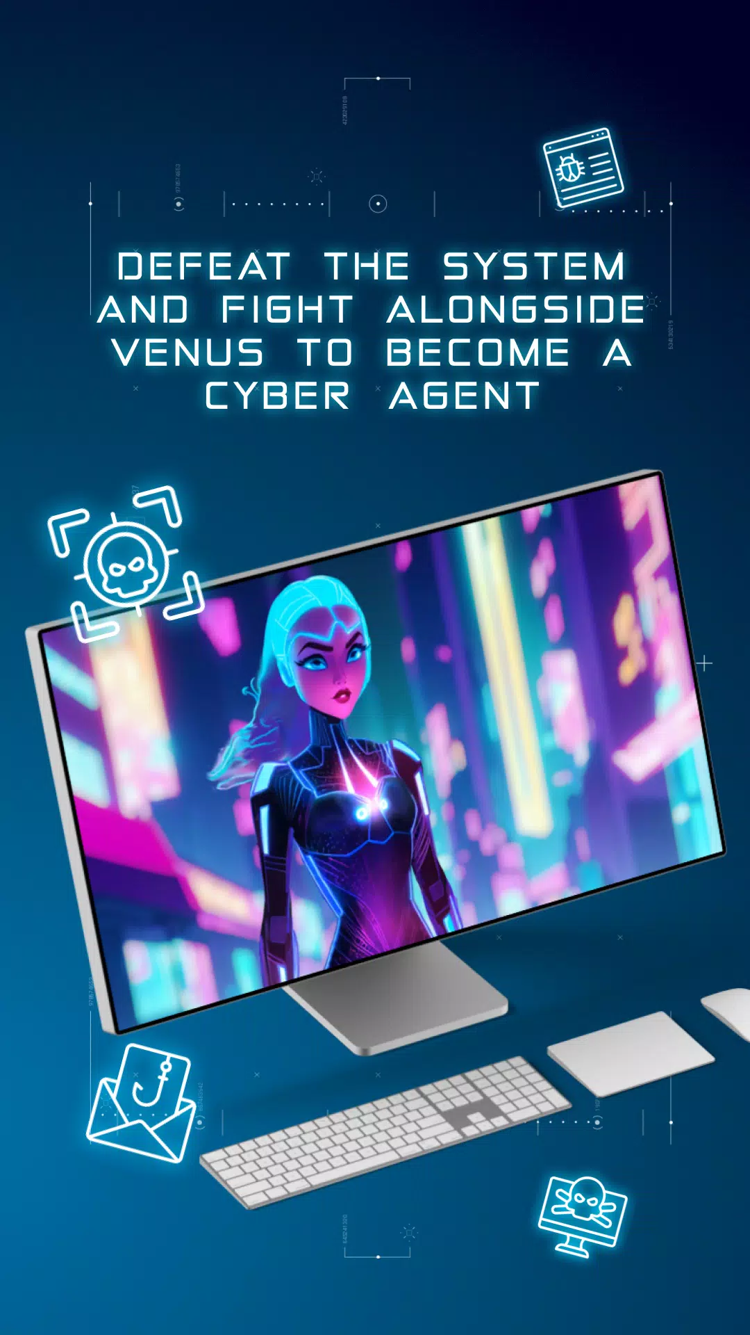 Cyber Agent, a hero rises Ekran Görüntüsü 1