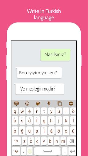 Turkish Language Keyboard Zrzut ekranu 0