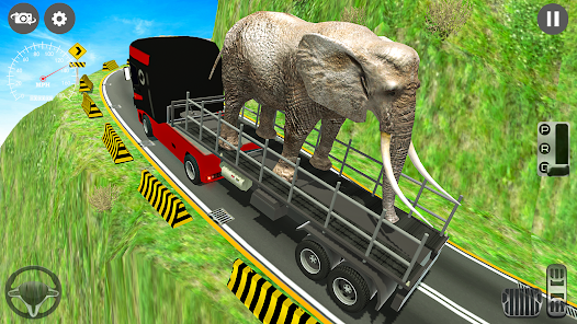 Animal transport Truck game 3d स्क्रीनशॉट 0