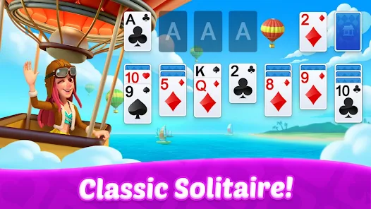 Solitaire: Card Games Mod Schermafbeelding 0