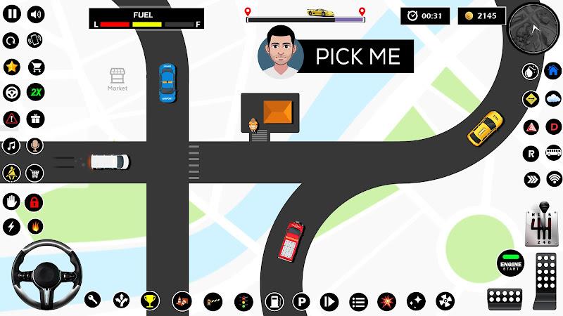 Pick N Drop Taxi Simulator Schermafbeelding 0