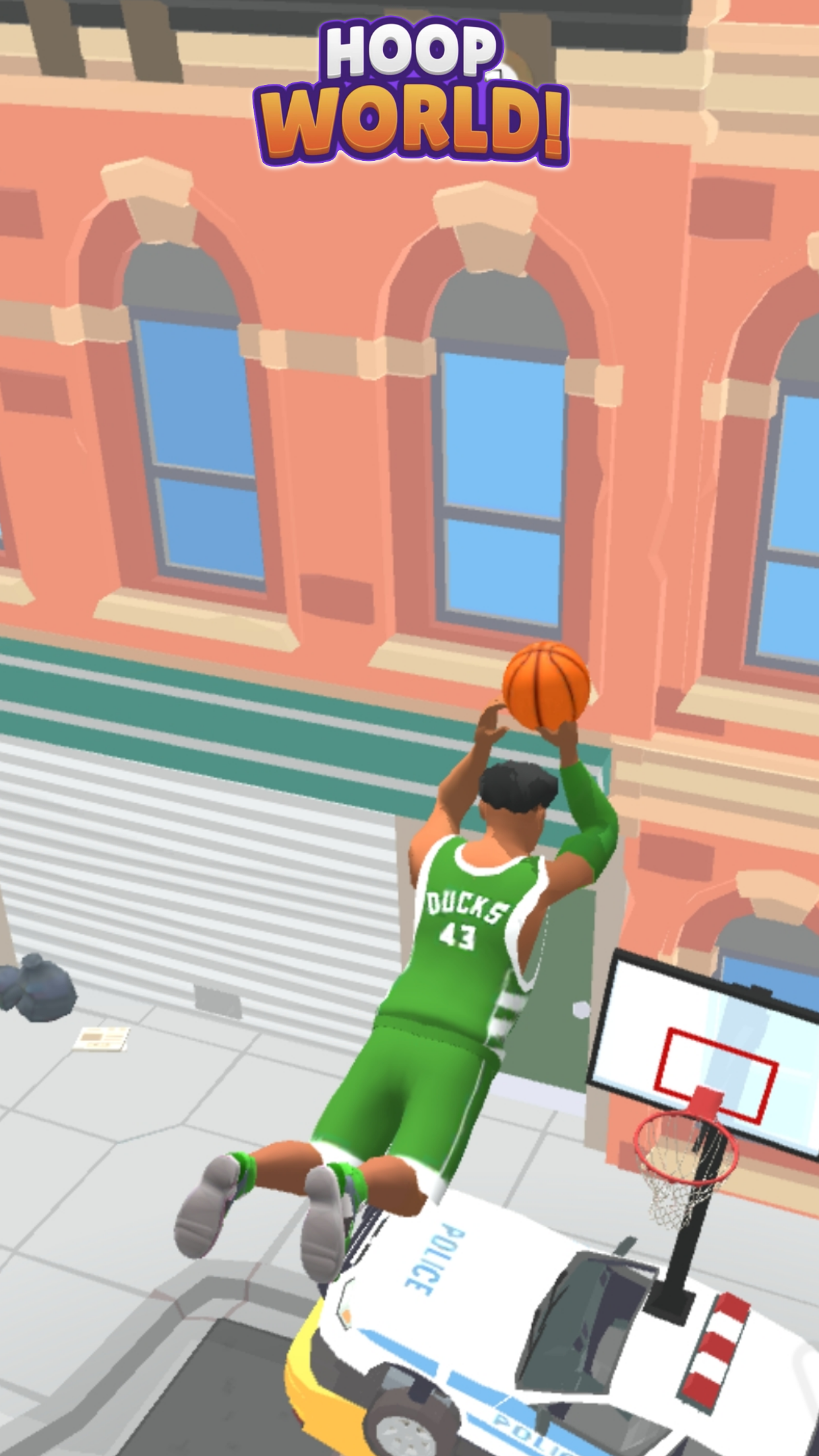 Hoop World: Flip Dunk Game 3D स्क्रीनशॉट 1