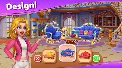 Home Mansion: Design & Match Screenshot 1