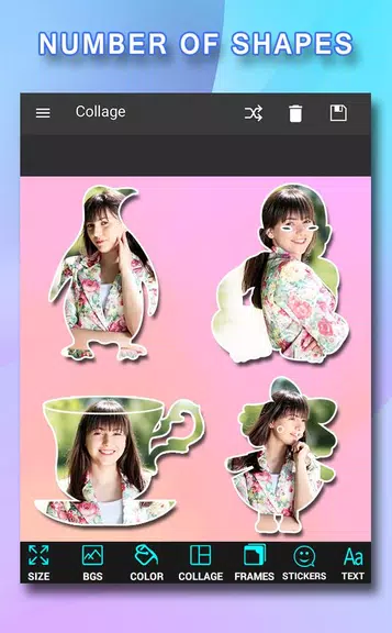 Pic Frames Collage ဖန်သားပြင်ဓာတ်ပုံ 2