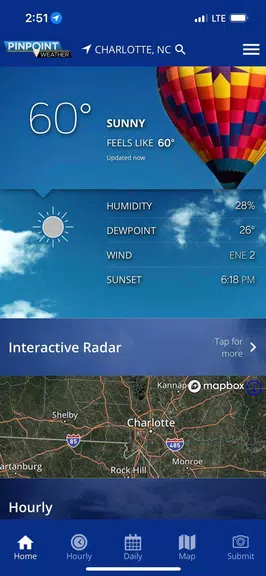 QC News Pinpoint Weather स्क्रीनशॉट 0