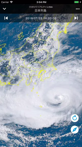 Real-Time Himawari Capture d'écran 1