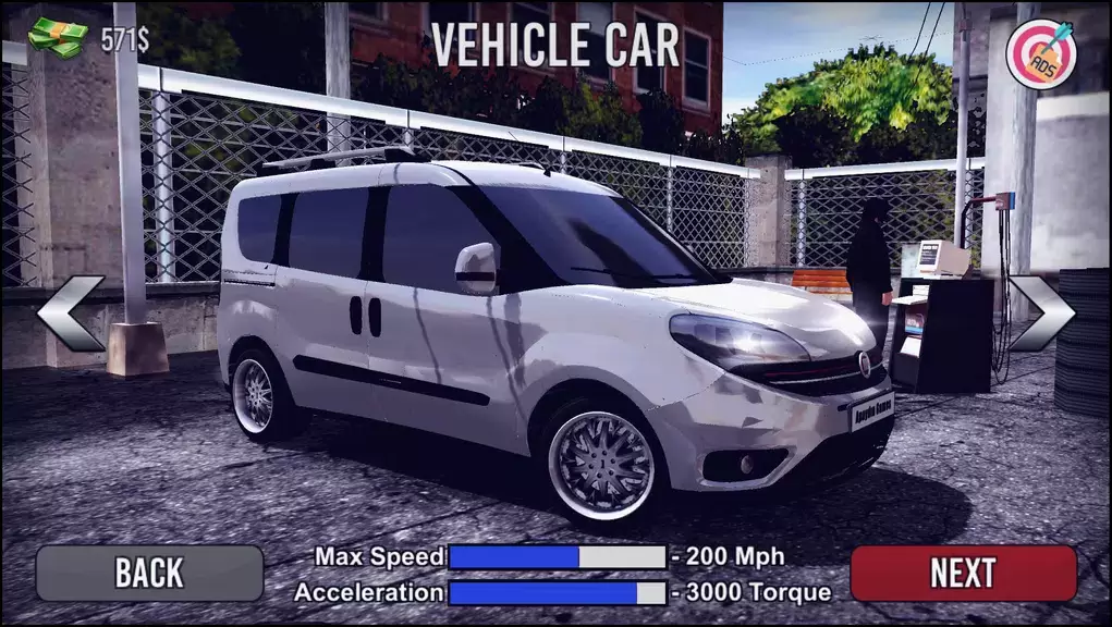 Doblo Drift Simulator ဖန်သားပြင်ဓာတ်ပုံ 0