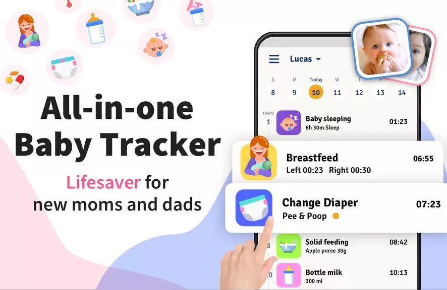 Baby Tracker - Breastfeeding Capture d'écran 0