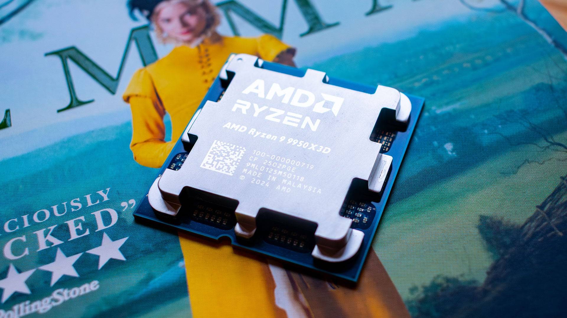 AMD Ryzen 9 9950x3d - Nangungunang view