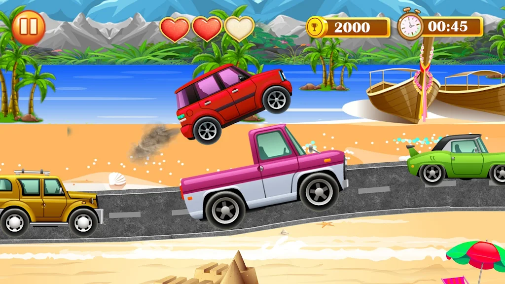 Schermata Hill Climb Car Racer-Car Game 1