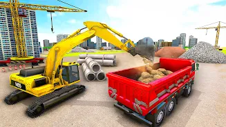 City Construction Truck Games Zrzut ekranu 2