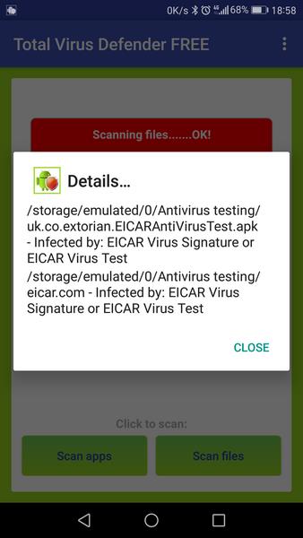 Total Antivirus Defender Скриншот 2
