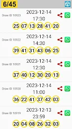 Gosloto Lottery Results स्क्रीनशॉट 0