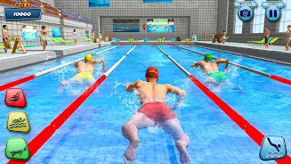 Schermata Aqua swimming pool racing 3D 2