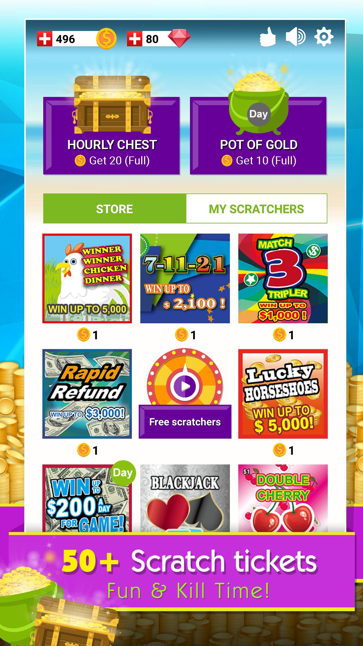 Scratcher & Clicker ဖန်သားပြင်ဓာတ်ပုံ 2