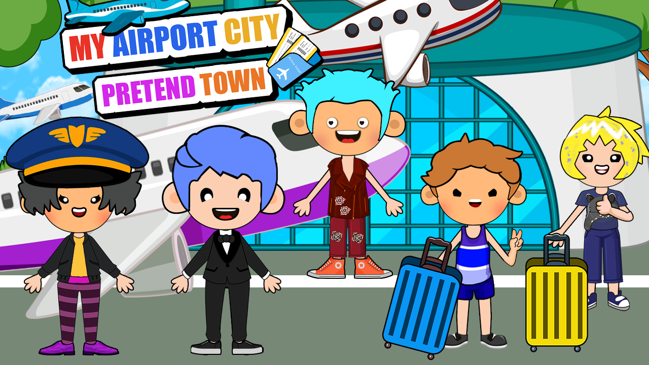 My Airport City : Pretend Town ဖန်သားပြင်ဓာတ်ပုံ 0