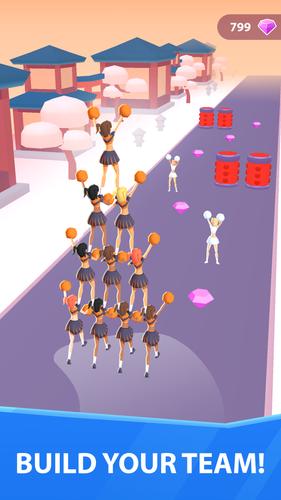 Cheerleader Run 3D स्क्रीनशॉट 1