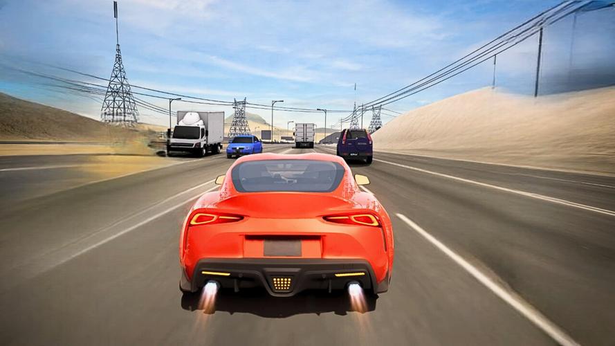 Street Car Racing-Nitro Fire Screenshot 2