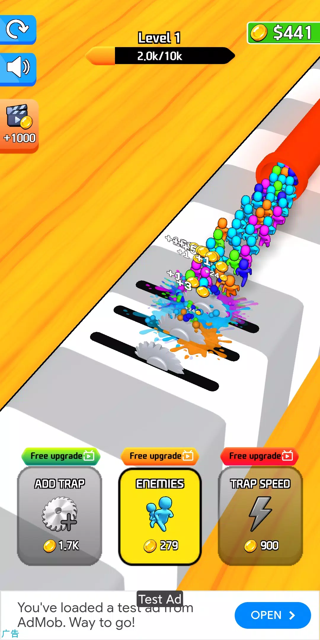 Idle Trap Expert:Road Forbid Captura de tela 0