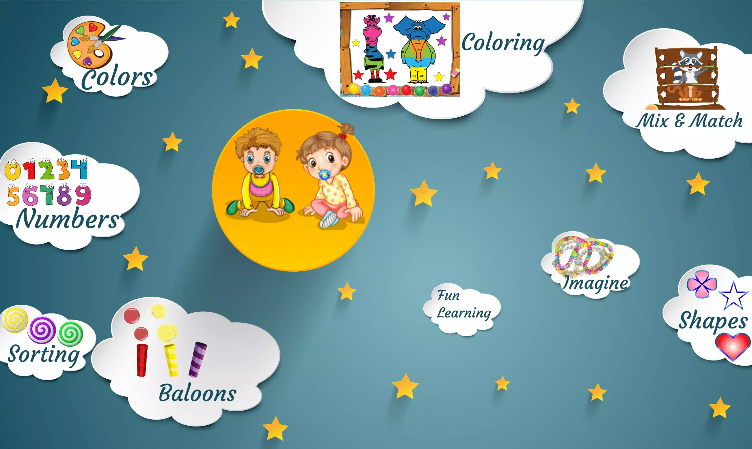 Kids Fun Educational Games 2-8 Captura de tela 1