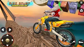 Bike Stunt 3D Simulator Games スクリーンショット 2