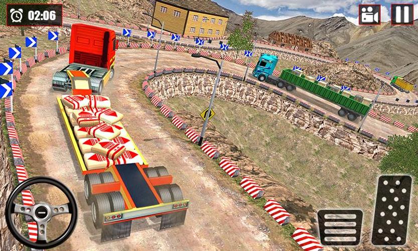 Offroad Snow Trailer Truck Dri Скриншот 1