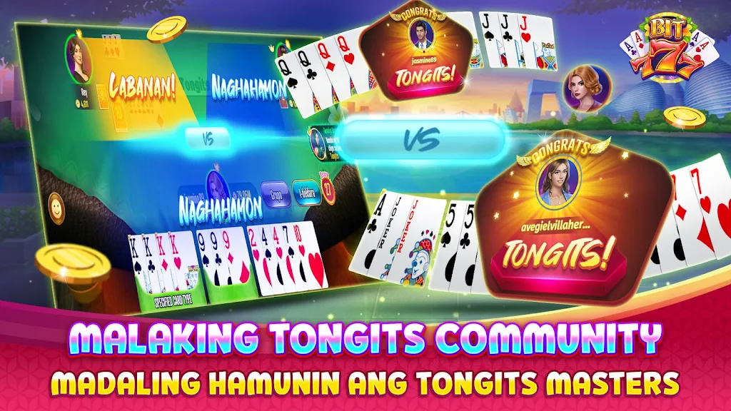 Bit777 - Tongits Pusoy Global Ảnh chụp màn hình 2