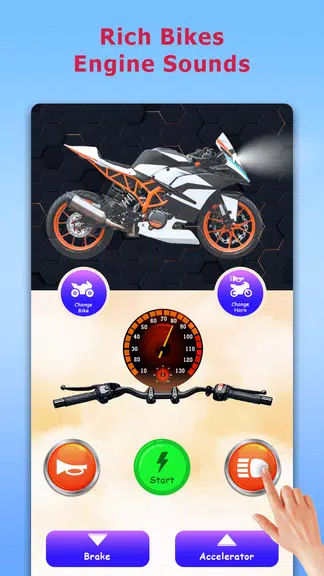 Super Bike Engine Sounds Sim স্ক্রিনশট 2