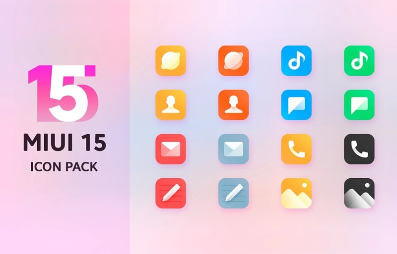 Mi15 Icon Pack स्क्रीनशॉट 2