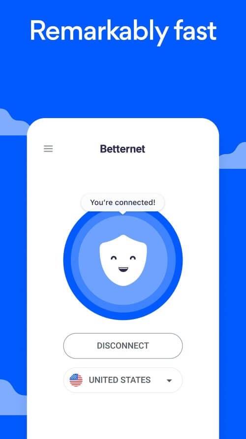 Betternet VPN স্ক্রিনশট 1