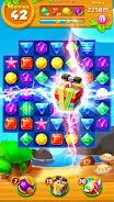 Jewels Track - Match 3 Puzzle Captura de pantalla 2