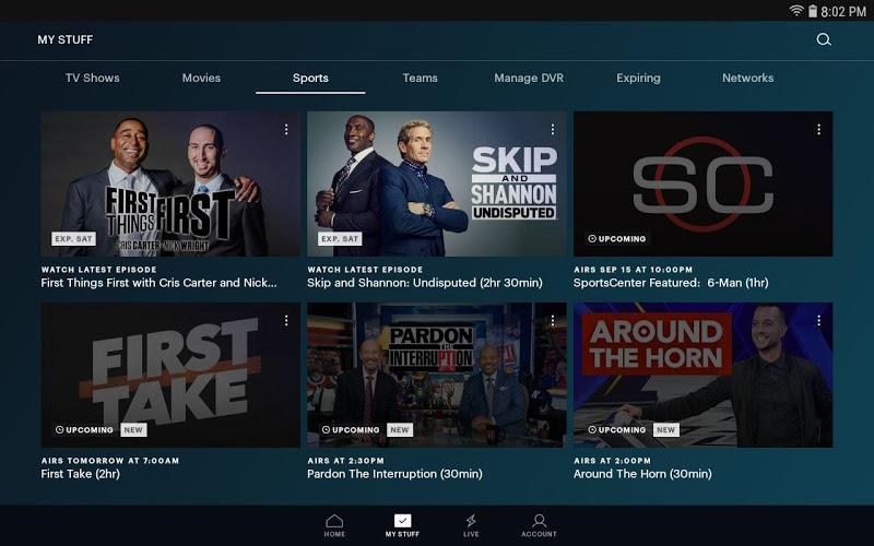 Hulu for Android TV ภาพหน้าจอ 1