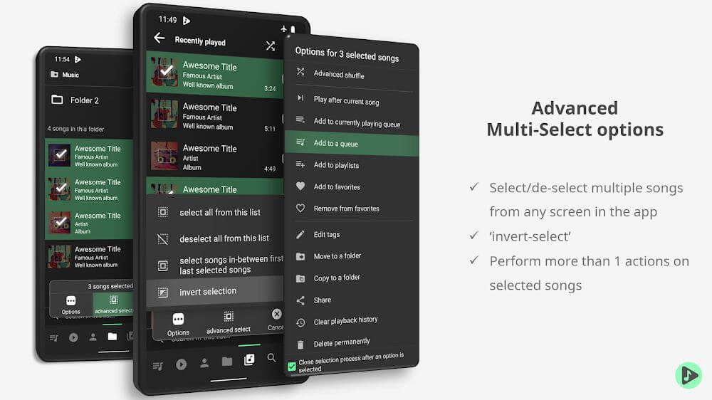 Musicolet Music Player Mod Zrzut ekranu 3