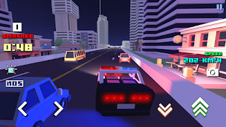 Blocky Car Racer - racing game 스크린샷 1