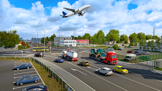 Euro Cargo Truck Driver Sim 3D Captura de pantalla 1