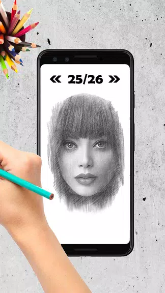 How To Draw A Face স্ক্রিনশট 1