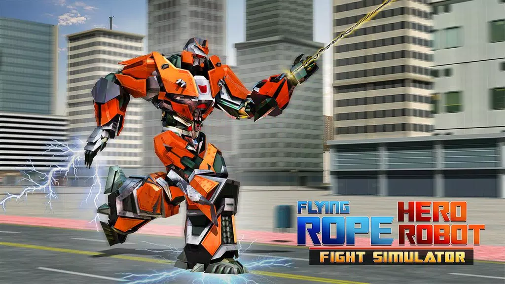 Schermata Flying Rope Hero Robot Fight Simulator 2
