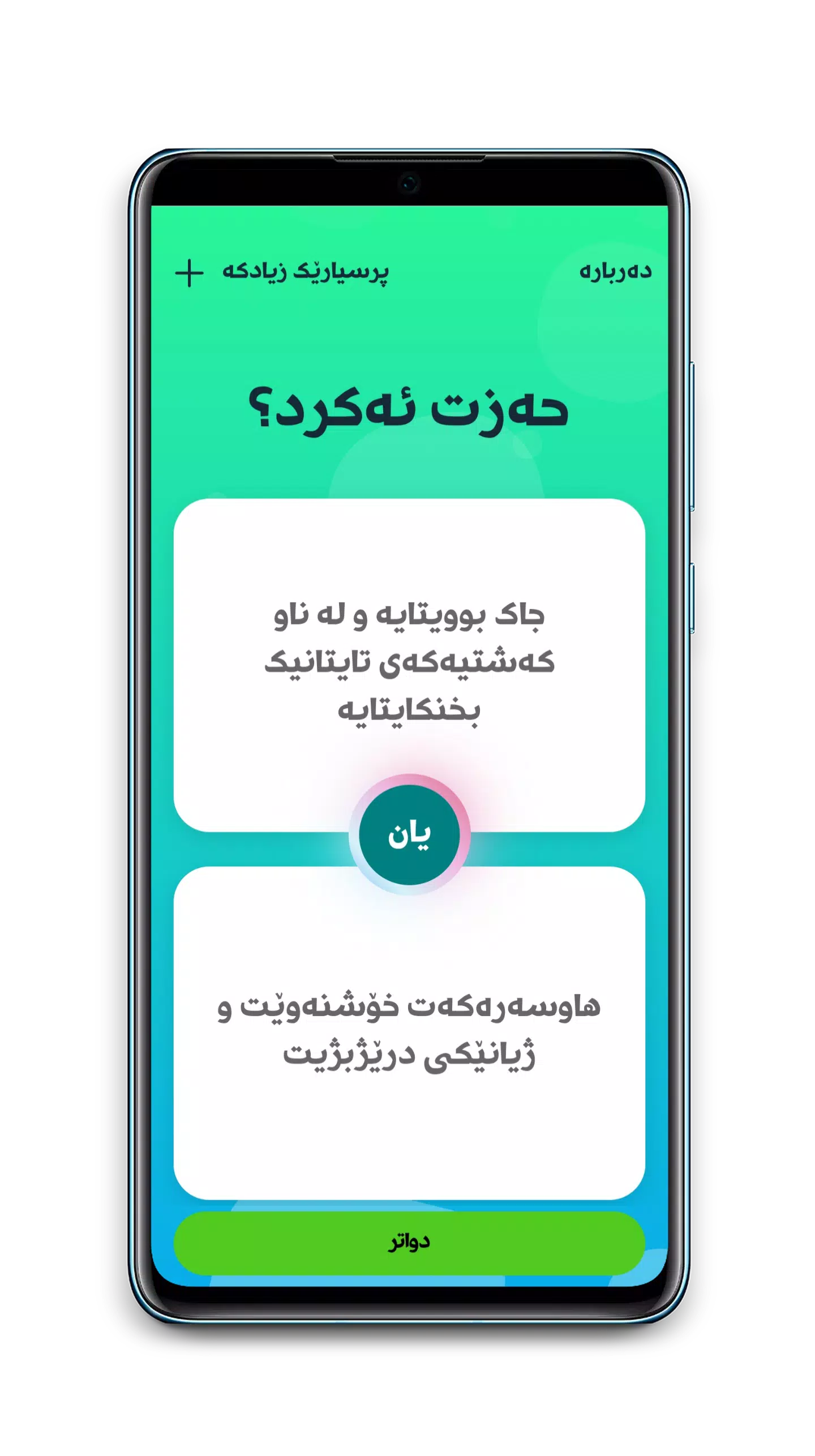 حەزت ئەکرد؟應用截圖第1張