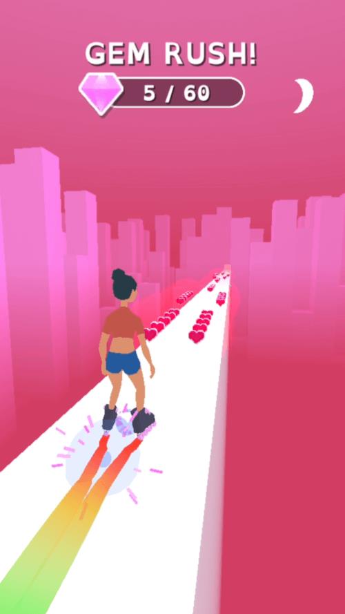 Sky Roller: Rainbow Skating Zrzut ekranu 1