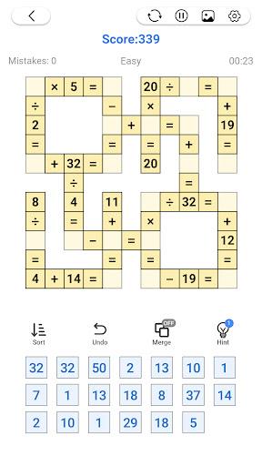 Schermata Math Number: Cross Math Puzzle 0