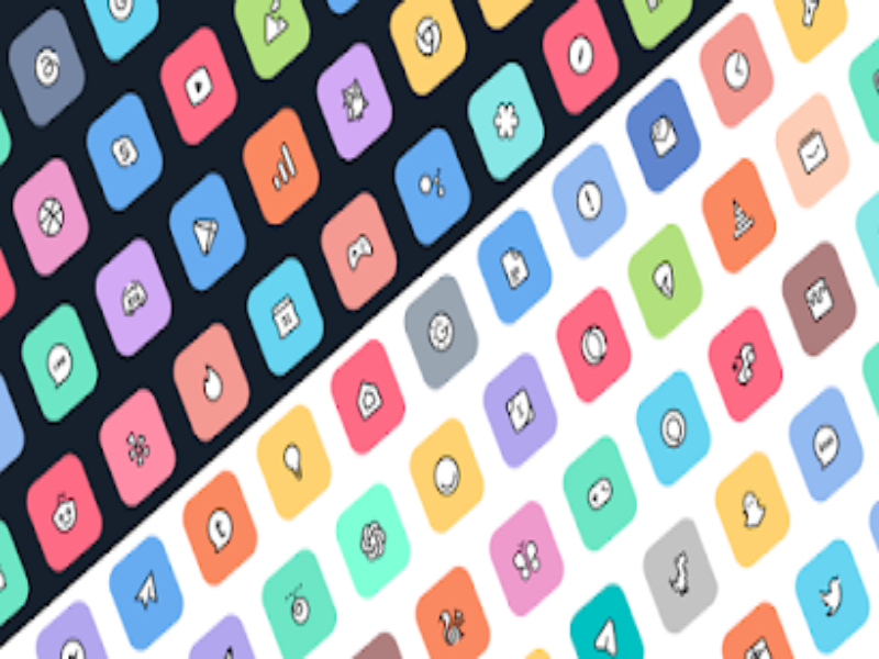 Crayon Adaptive IconPack Schermafbeelding 3