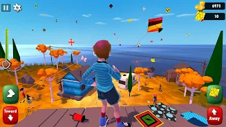 Kite Game 3D – Kite Flying Captura de pantalla 1